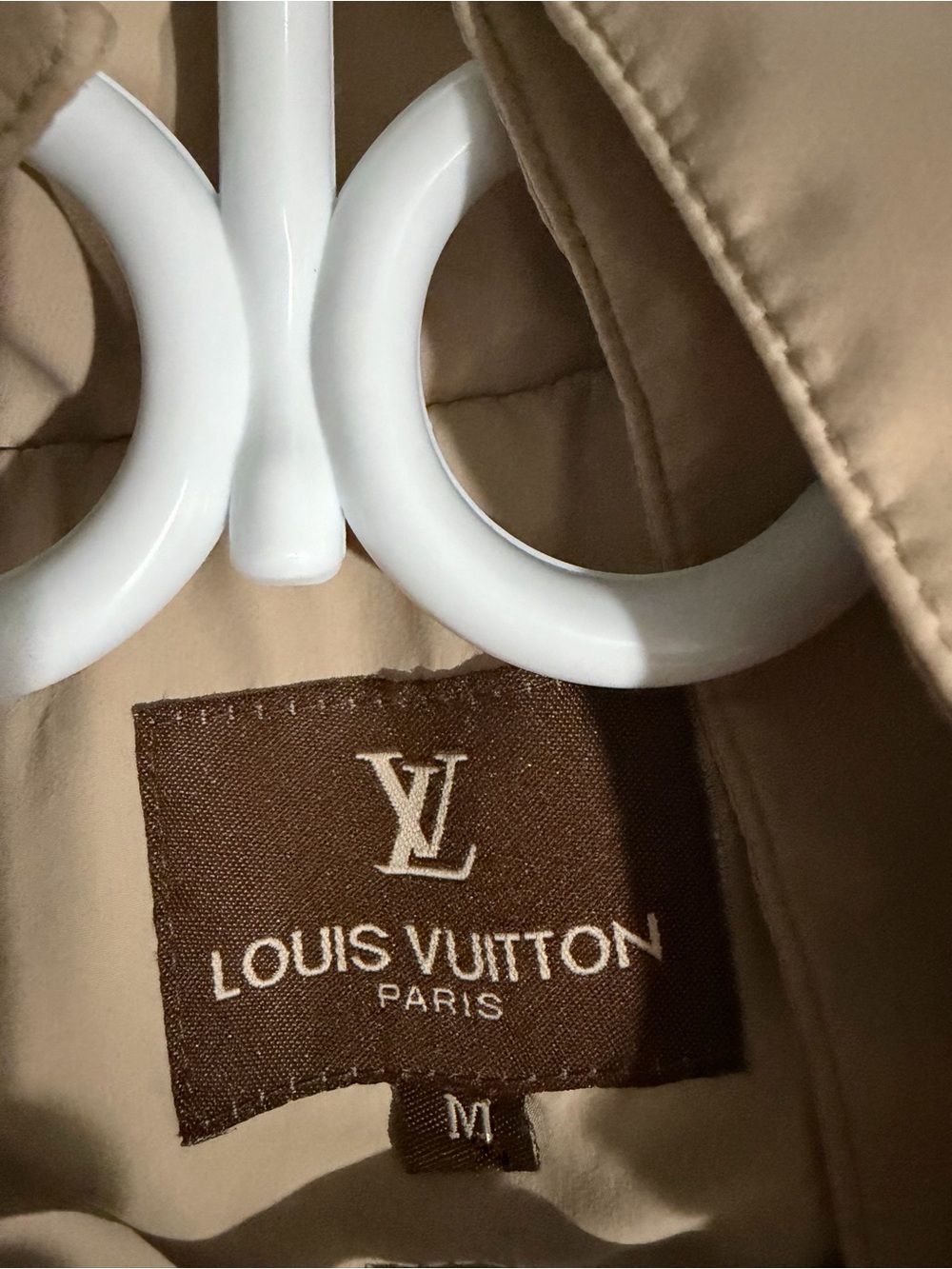Louis Vuitton Beige Puffer Jacket Men Medium